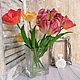 Попугайный тюльпан из холодного фарфора, Композиции, Калининград,  Фото №1