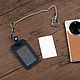 Badge card holder made of genuine leather. Case. KullikovCraft. My Livemaster. Фото №10