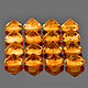 Цитрин яркий  натуральный IF-VVS, круг, 3,5-3,6мм, 30шт. Кабошоны. ILLUSION_STONES1. Интернет-магазин Ярмарка Мастеров.  Фото №2