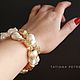 Set of two bracelets natural Baroque pearls, 24K. Bead bracelet. Татьяна Петренкофф (Elegance&Style). My Livemaster. Фото №6