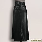 Одежда handmade. Livemaster - original item Lel skirt made of genuine leather/suede (any color). Handmade.