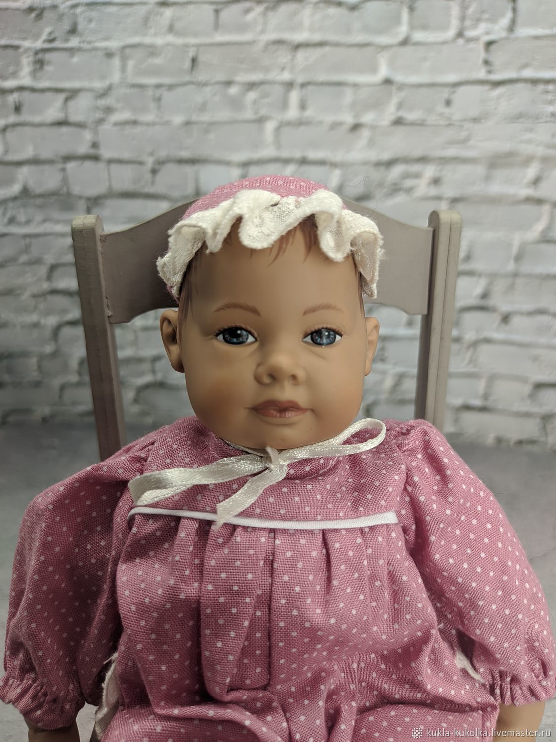 Винтаж: Виниловая кукла Малышка в розовом от Heidi Ott купить в ...