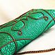 Handbag clutch on a chain, cross-body, women's bag emerald, 64. Crossbody bag. a-vesta. Online shopping on My Livemaster.  Фото №2