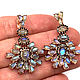 Order Earrings with labradorite spinel silver gilding. Urbanstyle. Livemaster. . Earrings Фото №3