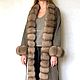 Заказать Кардиган из кашемира,опушка из тонированной куницы. Polinella Furs Exclusive. Ярмарка Мастеров. . Кардиганы Фото №3
