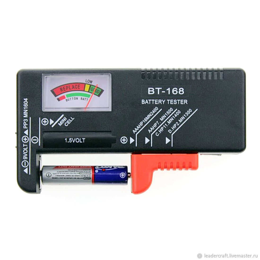 Универсальный тестер для проверки батареек и аккумуляторов купить в ...
