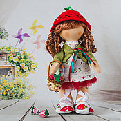 Большеножка: Кукла текстильная интерьерная Яночка