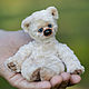 Белый мишка на каркасном скелете. Мишки Тедди. Teddy by Olga Prokudina. Ярмарка Мастеров.  Фото №4