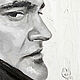  Квентин Тарантино портрет маслом на холсте 20х20см. Картины. Художница Мария Роева (MyFoxyArt). Ярмарка Мастеров.  Фото №4