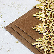 Материалы для творчества handmade. Livemaster - original item Felt embroidery base 30/30 cm Brown thickness 1 mm. Handmade.