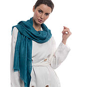 The pashmina stole from cashmere of the highest quality, with watercolor print