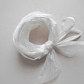 Материалы для творчества handmade. Livemaster - original item Raffia Japan, color White, 1 meter. Handmade.