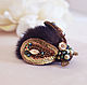 Brooch bumblebee with oversized wings and mink fur, Brooches, King's Lynn,  Фото №1
