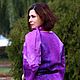 Блуза "Purple crystal". Блузки. Дизайнерский эксклюзив от Ирины Федотовой.. Ярмарка Мастеров.  Фото №5
