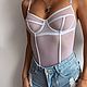 Боди! Из сетки. Боди. Natali Lingerie / Нижнее бельё ручной работы!. Ярмарка Мастеров.  Фото №6