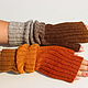 Mitts Halloween (orange, gray, brown). Mitts. A.Smir. Online shopping on My Livemaster.  Фото №2