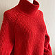 Свитер оверсайз "Alpaca boom" с беби альпакой. Свитеры. FAVORITE KNITWEAR (Наталья). Ярмарка Мастеров.  Фото №8