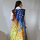 Sundress ' Kiss. Klimt'. Dresses. silk wool. My Livemaster. Фото №5