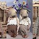 Маша и Даша. Мягкие игрушки. Вера Кондратьева (hmdolls). Интернет-магазин Ярмарка Мастеров.  Фото №2