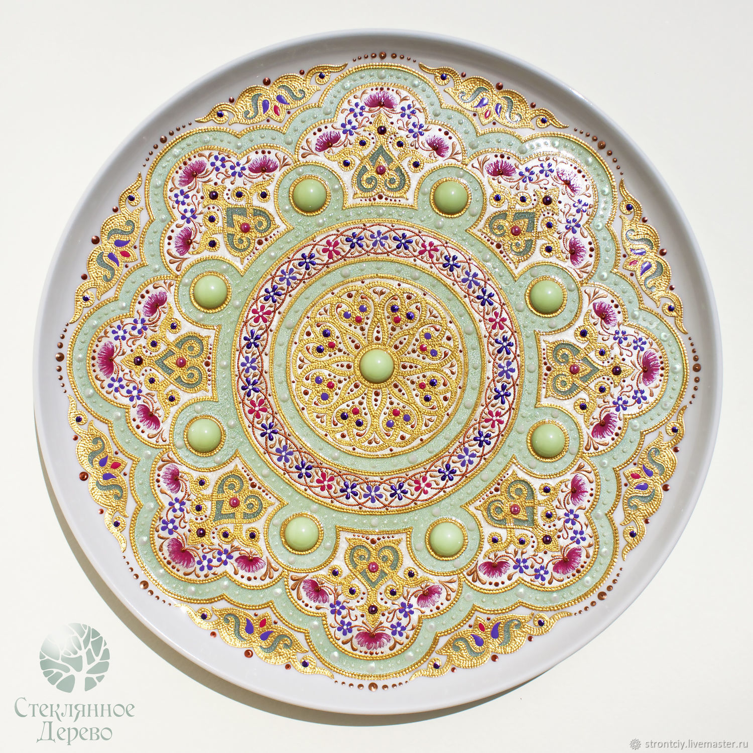 Plates decorative: The Star of the East. uzbek ceramics, Decorative plates, Rostov-on-Don,  Фото №1