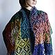 Шарф, палантин шерстяной вязаный "Петербургские тайны". Шарфы. IRINA GRUDKINA Handmade Knitwear. Ярмарка Мастеров.  Фото №8