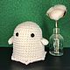 Вязаная игрушка «Привидение». Игрушки. Lallama • Уютные вязаные вещи (Нина). Ярмарка Мастеров.  Фото №4