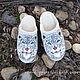 Felted sneakers ' Snow leopard'. Slippers. shkiv. Online shopping on My Livemaster.  Фото №2
