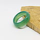 Order Green agate ring, chalcedony 19.25 R-R. Selberiya shop. Livemaster. . Rings Фото №3