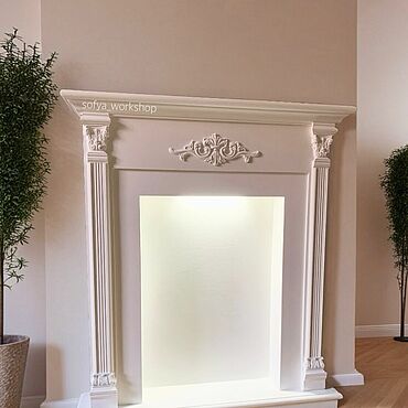 Для дома и интерьера ручной работы. Ярмарка Мастеров - ручная работа Декоративный камин. Портал для электрокамина. Handmade.