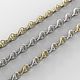 Авторский дизайн - золотая цепочка `ДНК` в виде перекрученных восьмёрок, стилизованных под цепь ДНК. Изготовление на заказ в Москве.