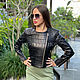Women's Crocodile Leather Jacket. Outerwear Jackets. exotiqpython. My Livemaster. Фото №4