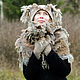Hat and Snood 'hairy owl', felting wool, ecomex. Headwear Sets. Tatiana Sapelnikova. Online shopping on My Livemaster.  Фото №2
