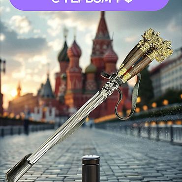 Дача и сад ручной работы. Ярмарка Мастеров - ручная работа Набор шампуров "Герб РФ". Handmade.