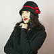 Velour cloche hat ' Carmen'. Hats1. Novozhilova Hats. My Livemaster. Фото №5
