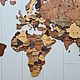  Карта мира. Карты мира. Wooden3Dmap. Ярмарка Мастеров.  Фото №5