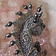 Dragon brooch ' Dancing pearl'. Brooches. master Alena Litvin. Online shopping on My Livemaster.  Фото №2