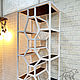 Стеллаж белый в стиле лофт LF-825. Стеллажи. Leo-loft. Ярмарка Мастеров.  Фото №4