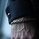 Браслет классический из серебра 925 с чернением унисекс, Браслет-цепочка, Москва,  Фото №1