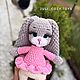 Вязаная игрушка зайка. Мягкие игрушки. JULI COZY TOYS|ИГРУШКИ РУЧНОЙ РАБОТЫ. Ярмарка Мастеров.  Фото №7