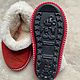 Children's sheepskin slippers 19cm foot, Footwear for childrens, Moscow,  Фото №1