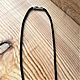 Nylon cord with silver lock 3 mm, Chain, Kostroma,  Фото №1