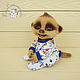 Needle felted meerkat Baby Oleg, Felted Toy, St. Petersburg,  Фото №1