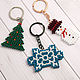 Copy of Copy of Copy of Keychain "Snowflake". Key chain. Kroshka Bijou. My Livemaster. Фото №6