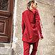 Свитшот Burgundy Zipper. Свитшоты. MILENA (aakasha). Интернет-магазин Ярмарка Мастеров.  Фото №2