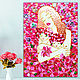 Pink Mosaic Painting Mom and Kids / Mom and Kids. Pictures. House of the Sun (irina-bast). Online shopping on My Livemaster.  Фото №2