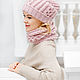 Knitted hat and Snood'Victoria', Headwear Sets, Chelyabinsk,  Фото №1