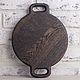 Dark oak plate with handles, diameter 24cm. Utensils. Foxwoodrus. My Livemaster. Фото №5