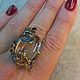 Order Ring 'Rays of the passing summer' with rutile quartz. SELENA. Livemaster. . Ring Фото №3