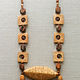 Necklace "Swing" of wood and sisal. Beads2. art-o-bus. Online shopping on My Livemaster.  Фото №2