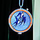Handbag round beaded embroidered Swallows. Classic Bag. ArtelL. My Livemaster. Фото №6